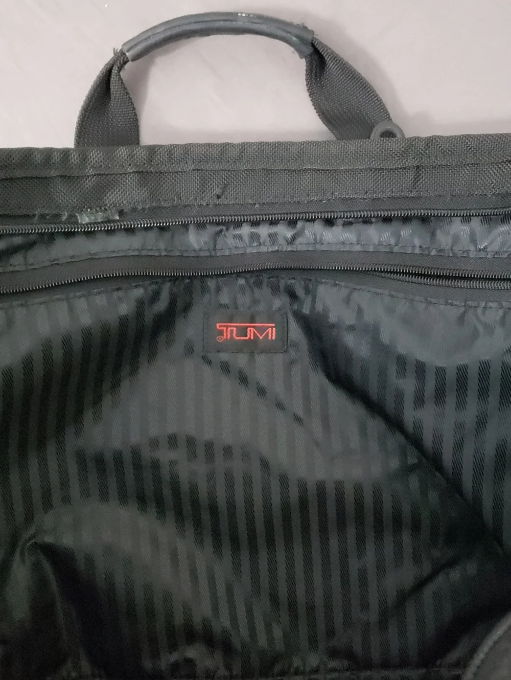 TUMI Black Ballistic Nylon Laptop Briefcase Messenger Bag Business Travel 2603D3